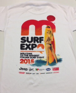 italia surf expo 2015 t-shirt ufficiale