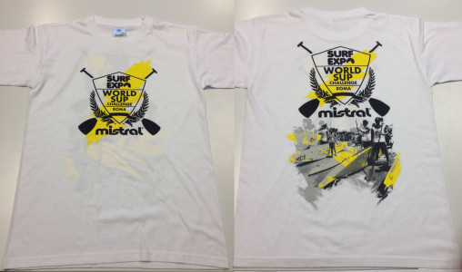 t-shirt italia surf expo 2015 stand up world challenger tour european cup